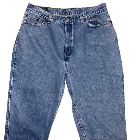 Vintage Levis 550 Jeans Womens 20W 28 Relaxed Fit Tapered Leg Medium Wash - Picture 3 of 9